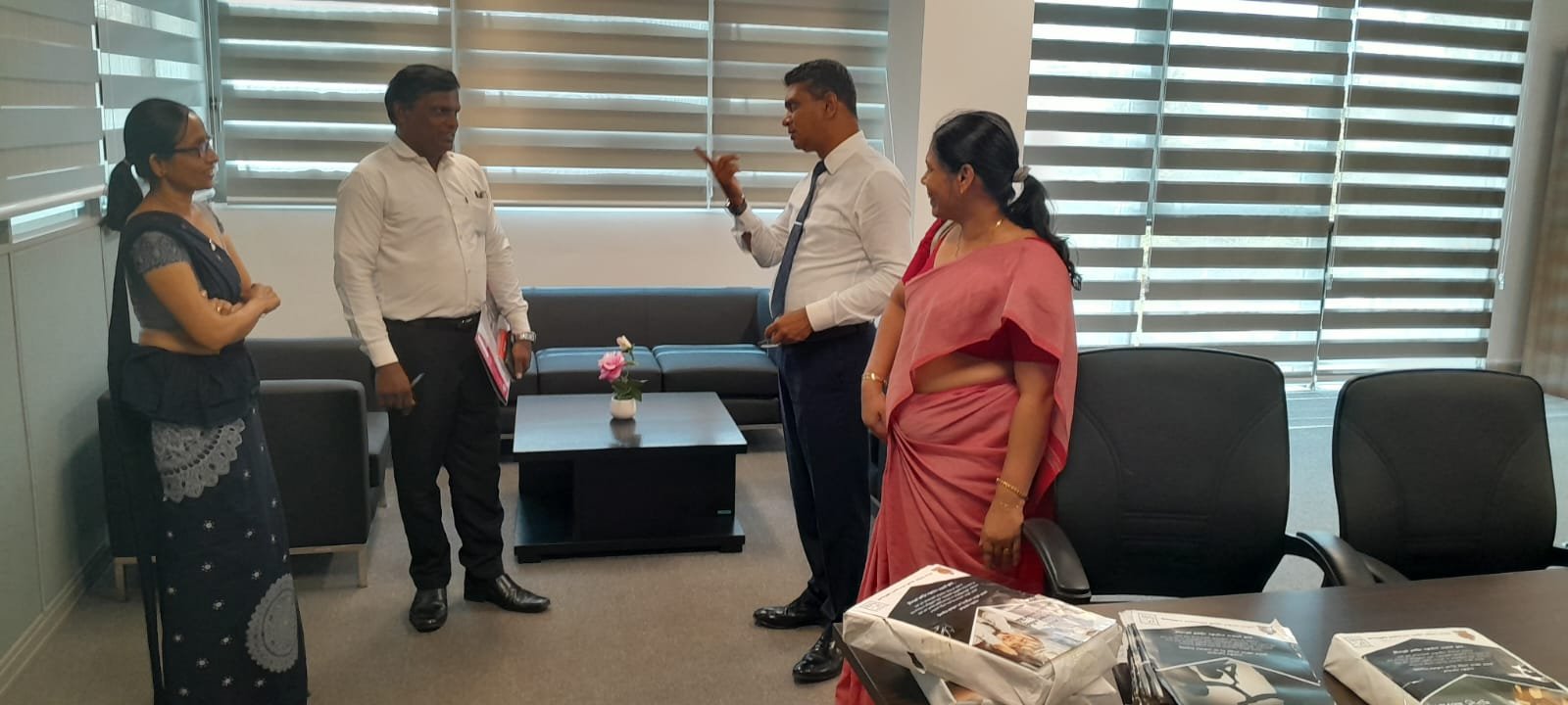 Child Development Awareness posters were handed over, developed in collaboration with the District Secretariat, Gampaha